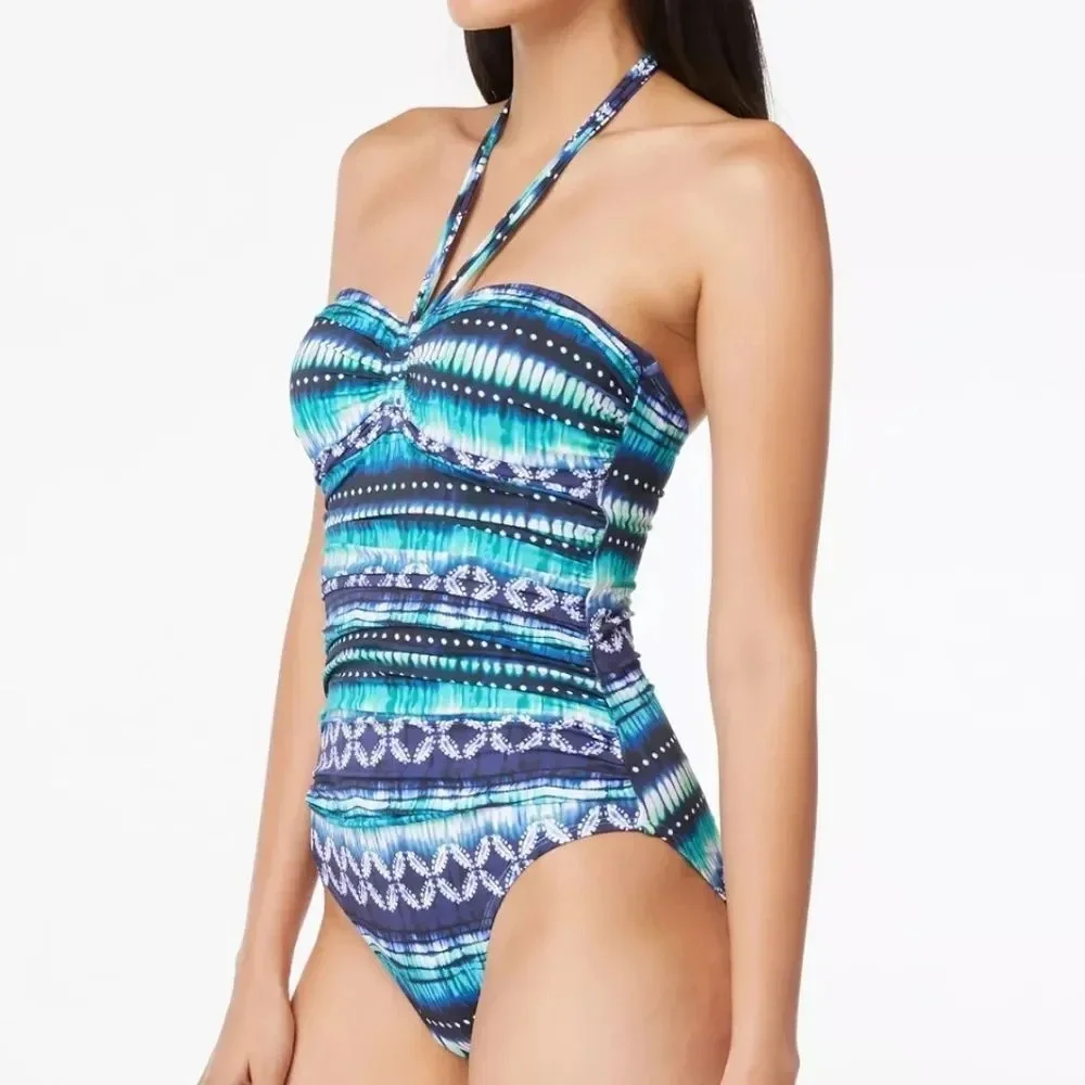 Bleu Rod Beattie Sun Sea and Sand Bandeau One-Piece size 10